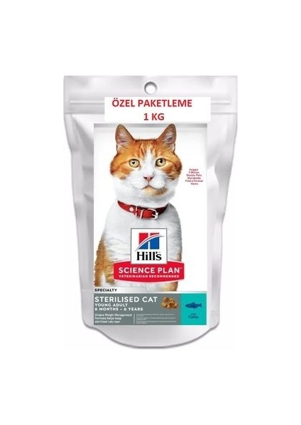 Hills Tuna Balıklı Kısır Kedi Maması Özel Paket 1 kg