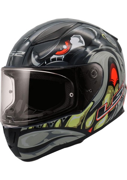 Rapıd Spox Gri Kırmızı Kask