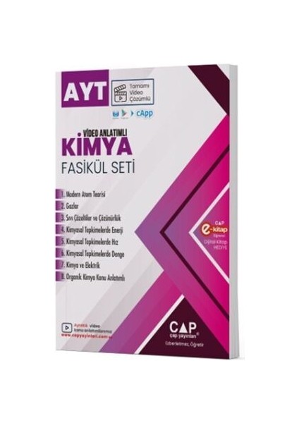 Çap Yks Ayt Set Kimya fiyatları