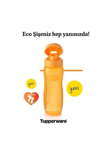 Eko Şişe - Suluk Slim Şişe Kk 500 ml Turuncu - Yeni Ürün