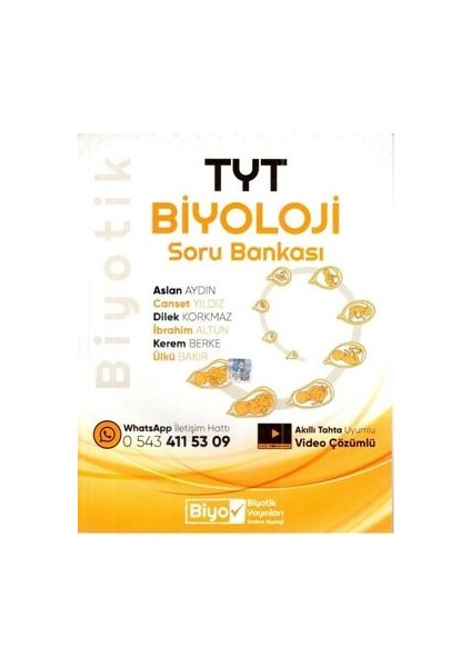 9,10,11 2024 Acil Biyotik Yayınları Tyt Biyotik Biyoloji Soru Bankası- 2024