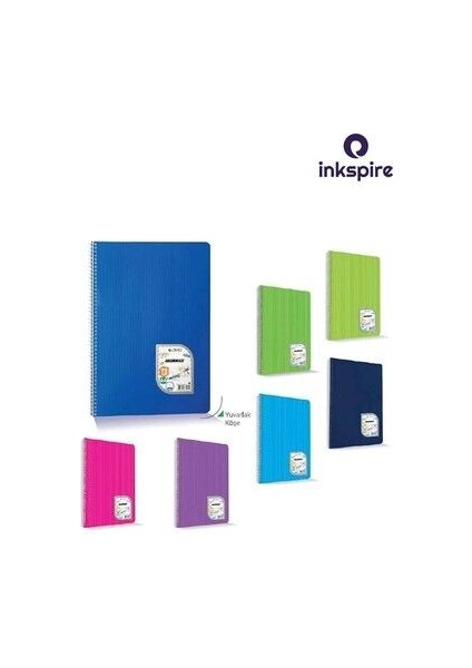 Telli Defter 1 Adet 72 Yaprak Kareli Plastik Kapak Spiralli A4 Defter Pp Kapak Büyük Boy Okul Defter fiyatları