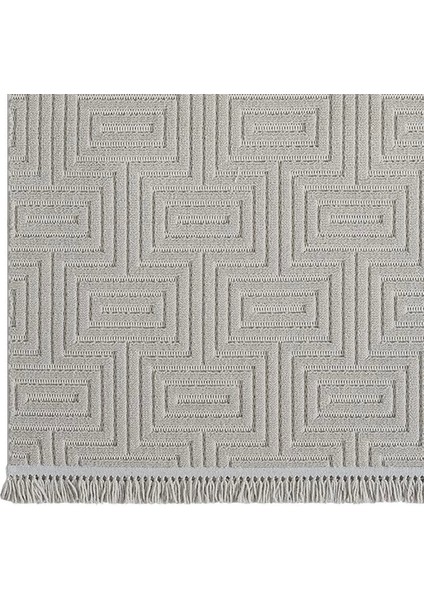 Seyran Rubby Koleksiyonu Sisal Dekoratif Halı 1550 Gri