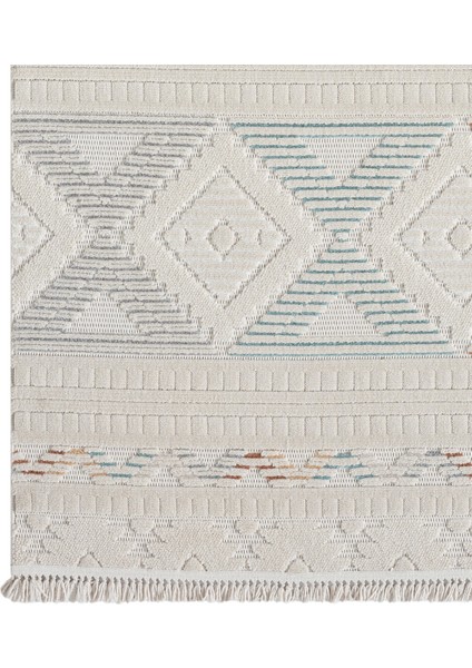 Rubby Koleksiyonu Sisal Dekoratif Halı 1551 Multi Bej