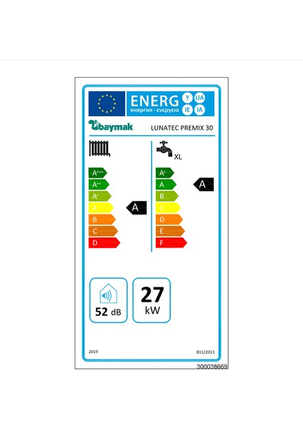 Lunatec 30 Kw Tam Yoğuşmalı Kombi