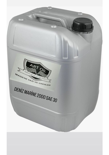 Deniz Marine 2000 Sae 30 Deniz Araçları Dizel Motor Yağı (20LITRE) (2025 Üretim)