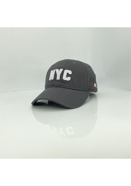 Safety1 Şapka Işlemeli Nyc Harfleri Erkekler ve Kadınlar Için Ayarlanabilir Beyzbol Şapkası (Gri) (Yurt Dışından)