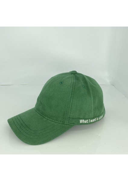 Safety1 Şapka Kadın Basit Mektup Nakış Gölge Günlük Tüm Maç Beyzbol Şapkası Erkek (Yeşil) (Yurt Dışından)