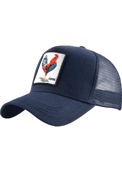Safety1 Hayvan Kuş Örgü Kamyon Şoförü Şapkası Snapback Kare Yama Unisex Beyzbol Şapkaları (Yurt Dışından)