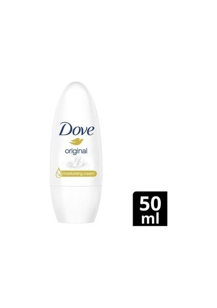 Kadın Roll On Deodorant Original 1/4 Nemlendirici Krem Etkili 50ML X1 Adet