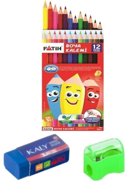 Boyama Kitabı Kalın 1 Paket 3-6 Yaşa Uygun Boyama Kitabı 192 Sayfa Çek Kopar Boya Kuruboya Silgi Kalemtıraş Okul Öncesi