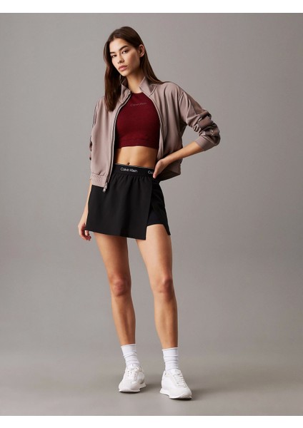 Kadın Siyah Spor Etek