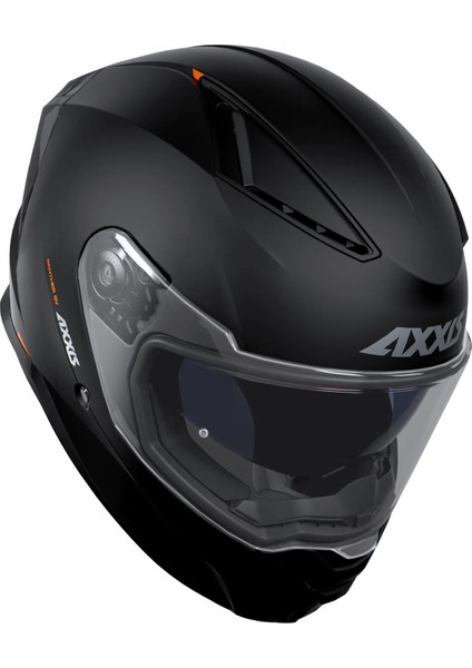 Axxıs Panther Sv Solıd A1 Matt Black Full Face Kask
