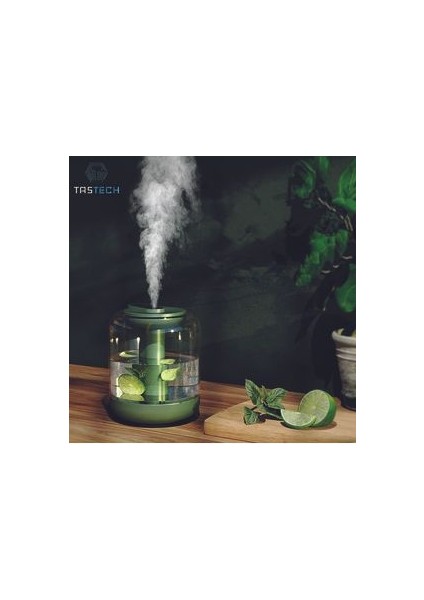 1l Sessiz Oda Hava Nemlendirici Gece Lambası Şarjlı Ev Ofis Için Aroma Theraphy Uçucu Yağ Difüzör modelleri