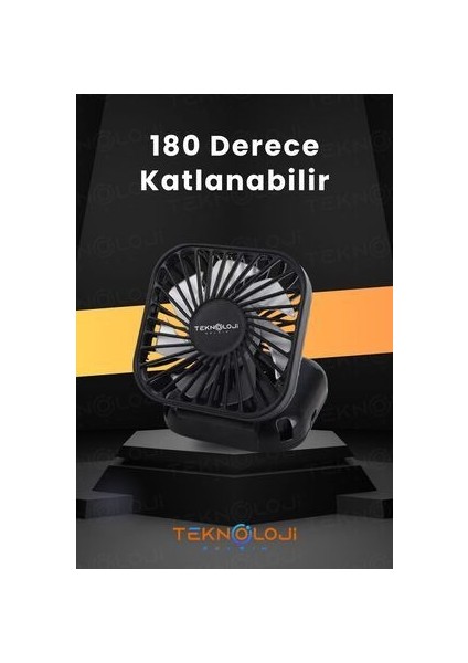 El Fanı Mini Masaüstü ve Boyun Askılı Fan Portatif Şarjlı 3 Kademeli Vantilatör Soğutucu fiyatları