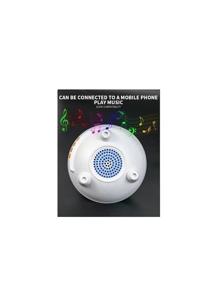 Yıldız Işıklı Tavan Aydınlatma Bluetooth Hoparlör Starry Projektör Mp3 Müzik Çalar Disko Topu