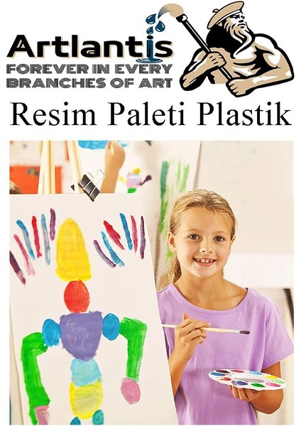 Resim Paleti Plastik 10 Adet Godeli Ressam Paleti Boyama Paleti Akrilik Boya Guaj Boya Suluboya fiyatları