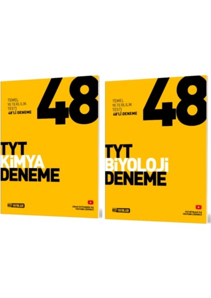 Tyt Kimya - Biyoloji 48'li Deneme