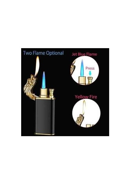 Kişiye Özel Isimli Ejderha Başlıklı Metal Çakmak & Özel Ahşap Kutu indirimleri