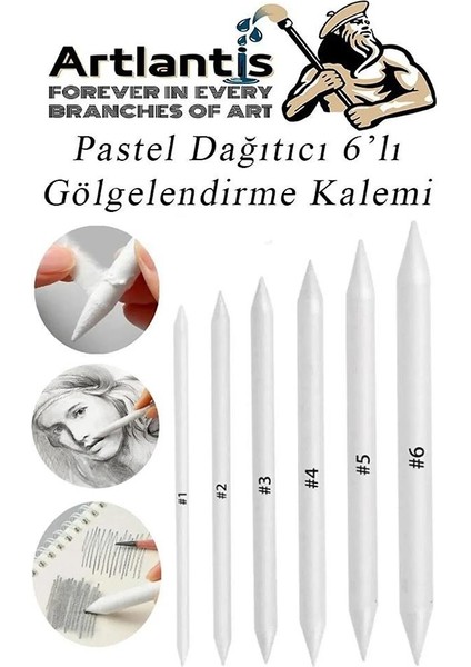A4 Kraft Eskiz Defteri Spiralli 50 Yaprak Karakalem Çizim Seti Gölgelendirme Kalemi Hamur Silgi Fatih Dereceli Kalem Hob