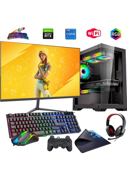 I7 13700F 16GB Ddr4 1tb M2 6gb RTX3050 24" Monitörlü (Gaming Set)