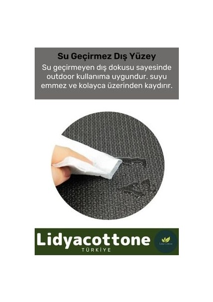 Yoga Meditasyon Minderi 6,5mm Mat Özel Konfor Modeli Çift Taraflı Kaymaz Silinebilir Çift Taraflı modelleri