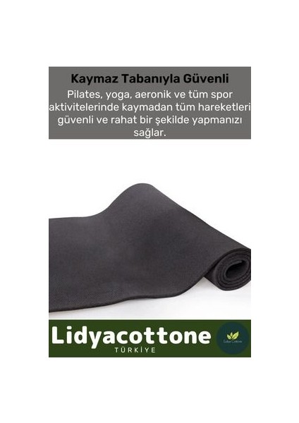 Yoga Meditasyon Minderi 6,5mm Mat Özel Konfor Modeli Çift Taraflı Kaymaz Silinebilir Çift Taraflı fırsatları