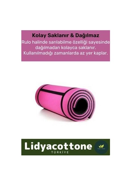 Yoga Meditasyon Minderi 6,5mm Mat Özel Konfor Modeli Çift Taraflı Kaymaz Silinebilir Kamp Matı fiyatları
