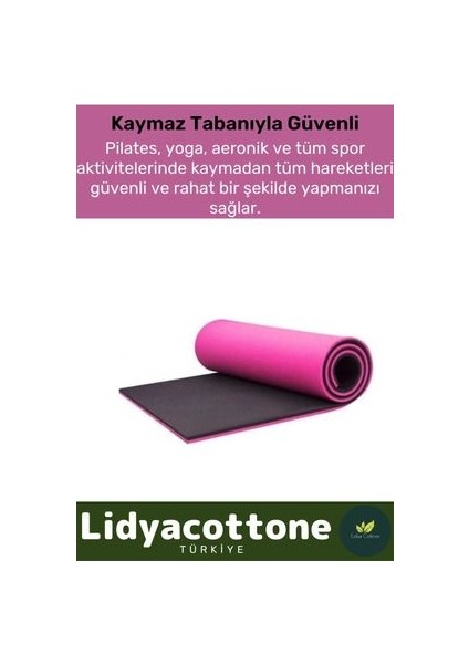 Yoga Meditasyon Minderi 6,5mm Mat Özel Konfor Modeli Çift Taraflı Kaymaz Silinebilir Kamp Matı modelleri