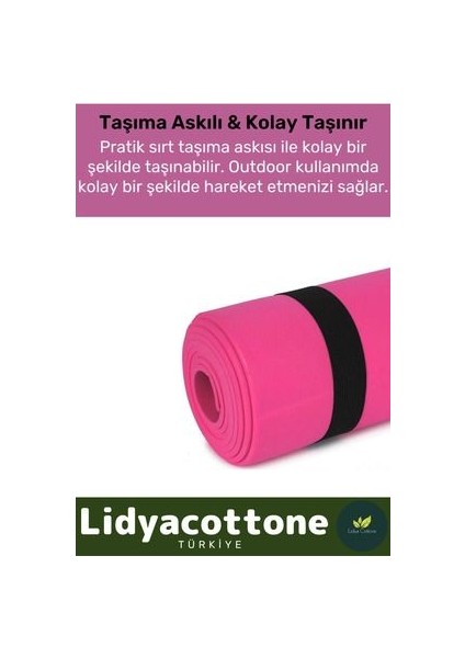 Yoga Meditasyon Minderi 6,5mm Mat Özel Konfor Modeli Çift Taraflı Kaymaz Silinebilir Kamp Matı indirimleri