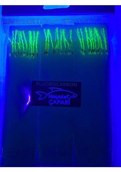 Florocarbon Arnavut Çaparisi 12 No 3lü Paket 0.12/0.24 Uv Yeşil fiyatları
