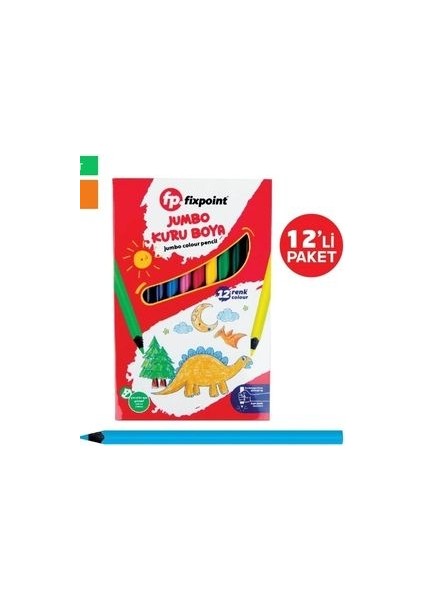 12 Ki Jumbo Kuruboya 12 Renk