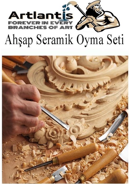 Ahşap Seramik Oyma Seti 3 Lü 1 Paket Iskarpela Seti Paslanmaz Çelik Bıçaklı Ağaç Oyma Heykel Hobi Kretuar Gravür indirimleri