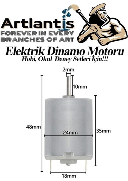 Dinamo Deney Seti 1 Paket Rüzgar Enerjisinden Elektrik Üretme Deney Seti Krokodil Kablo Dinamo Açma Kapama Anahtarı Mantar LED Ampul