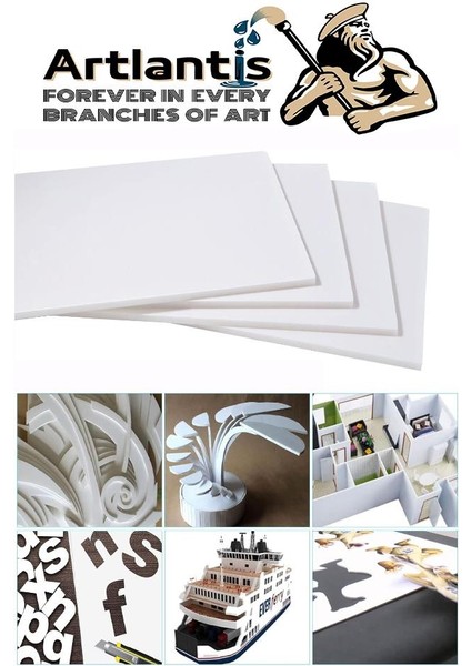 Maket Kartonu Siyah Fotoblok 3 mm 35X50 cm 5 Adet Hobi Sanat Okul Köpüklü Straforlu Maket Kartonu