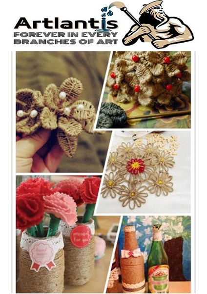 Jüt Ipi Kırnap 200 Metre Mumlu Kırnap Iplik Jüt Ip Kendir Ip Süs Naturel Doğal Iplik Hasır Iplik Çuval Ip indirimleri