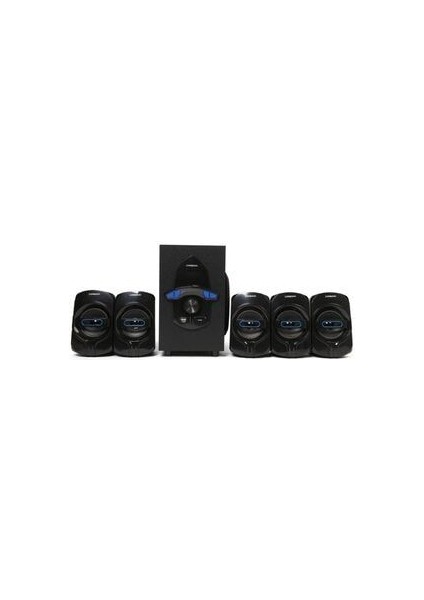 Bluetooth Lu 5+1 Ses Sistemi Uzaktan Kumanda Fm Radyo Sd Kart USB Girişli Bluetooth Hoparlör