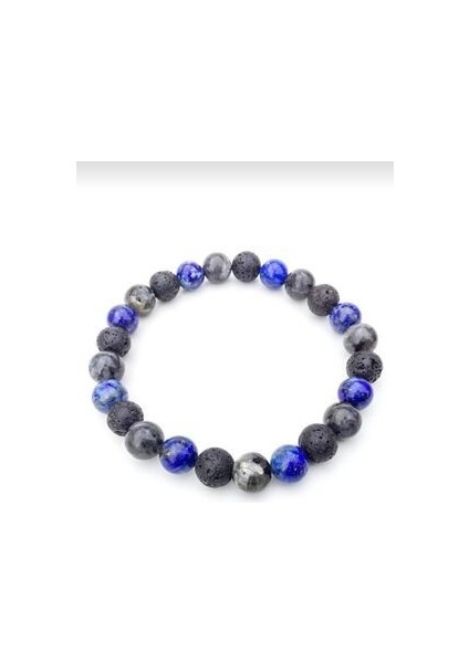 Öğrenci Doğal Lapis Lazuli,lava ,labradorit Yıldız Düşüklüğü Için Şifalanma Bileklik 8mm fiyatları