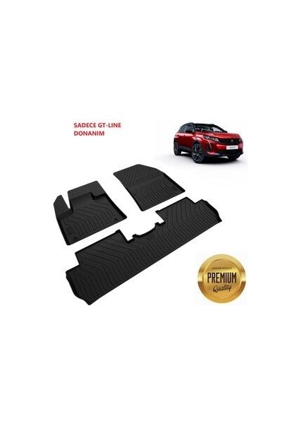 Peugeot 3008 Gt Lıne Havuzlu Paspas 2016 2017 2018 2019 2020 2021 2022 2023