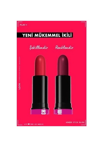 Wonder Stick Çift Taraflı Krem Allık Stick - Bright Amber And Fuschia modelleri