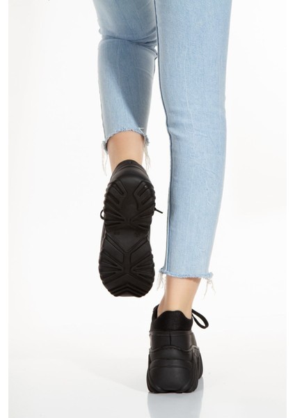 Gümüş Taş Detaylı Rahat Yüksek Taban Paraşüt Günlük Kadın Beyaz Sneaker Spor Ayakkabı fırsatları