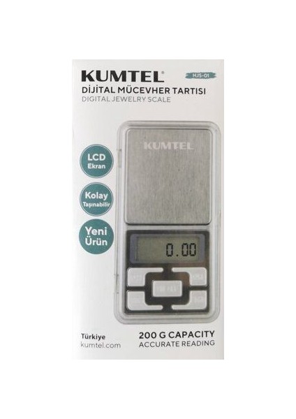 Kumtel Hjs-01 Dijital Hassas Mücevher Cep Tartısı