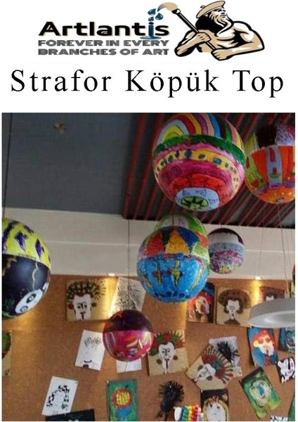 Strafor Köpük Top 15 cm 1 Adet Köpük Top Küre Toplar Yuvarlak Strafor Köpük Top Okul Deney Hobi Sanat