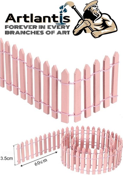 Mini Bahçe Çiti Kırmızı 3X60CM 2 Adet Dekoratif Minyatir Bahçe Çiti Okul Proje Teraryum Mini Ev Bahçe Çit fiyatları