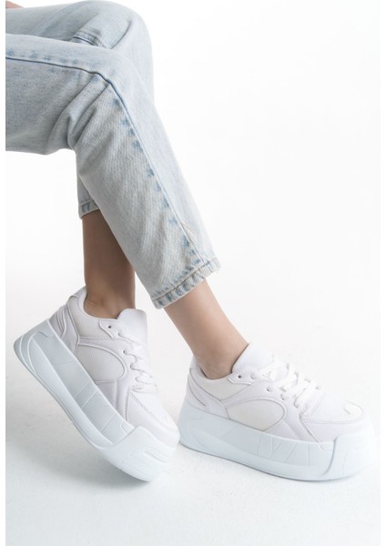 Siyah Parlak Taş Şeritli Yumuşak Rahat Yüksek Tabanlı Sneaker Kadın Spor Ayakkabı fiyatları