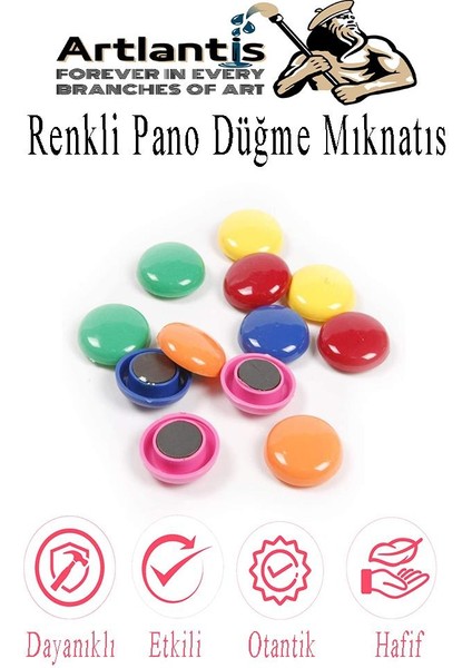 Renkli Pano Düğme Mıknatısı 20 Li 1 Paket Manyetik Yuvarlak Mıknatıs Buzdolabı Renkli Plastik Kaplı Dekarasyon Hobi Etkinlik modelleri