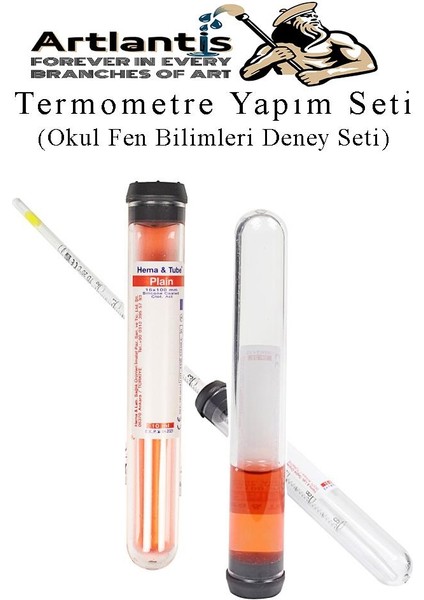 Termometre Deney Seti 1 Paket Termometre Yapım Seti Okul Fen Bilimleri Deney Seti Termo Metre fırsatları