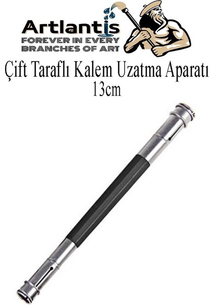 Kalem Uzatma Aparatı 1 Adet Çift Taraflı 13 cm Kalem Uzatma Aparatı Çift Uçlu Derceli Kalem Tasarım Hobi