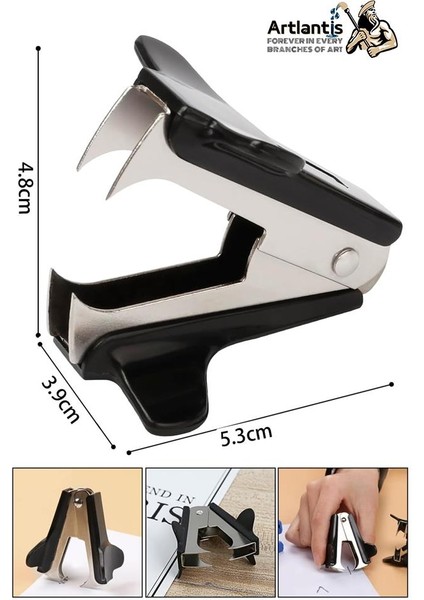 Siyah Zımba Teli Sökücü 2 Adet 24/6 ve No 10 Zımba Teli Çıkarıcı Paslanmaz Çelik Metal Zımba Sökücü fiyatları