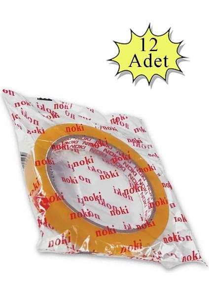 12X66 Metre Selefon Bant 12 Adet Noki Büro Bandı Büyük Bant Makinelerine Uyumlu Kırtasiye Şeffaf Para Bandı fiyatları